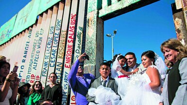Una boda en ‘la puerta de la esperanza’