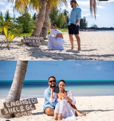Sheldry Sáez se compromete en matrimonio; la propuesta fue en Bahamas