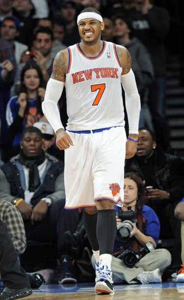 Carmelo Anthony asegura el liderazgo de anotación en temporada en la NBA