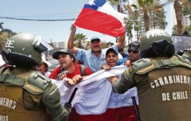 Fallo salomónico; protestas en Chile