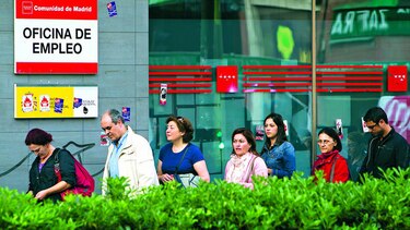 Menos desempleados en España