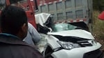 Accidente múltiple en la vía entre Howard y Loma Cová deja cinco heridos