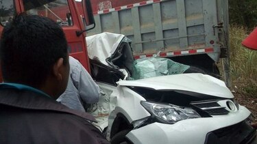 Accidente múltiple en la vía entre Howard y Loma Cová deja cinco heridos