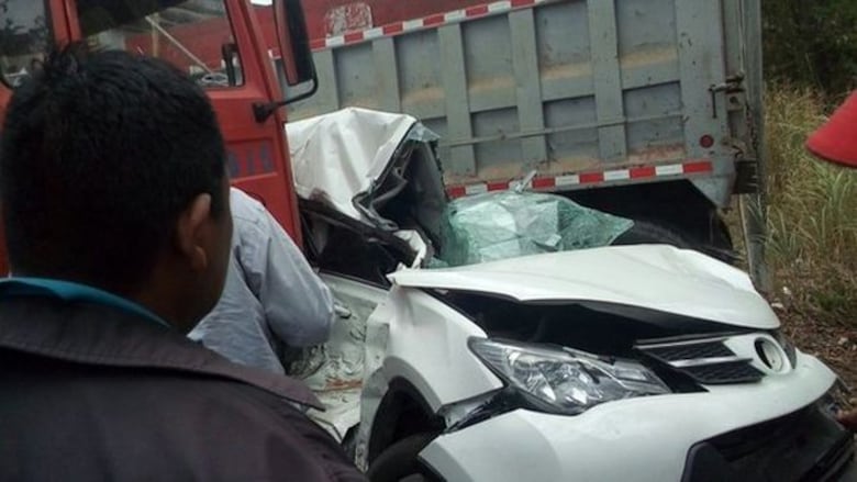 Accidente múltiple en la vía entre Howard y Loma Cová deja cinco heridos