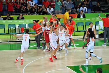 Anna Cruz lleva a España a las semifinales del baloncesto
