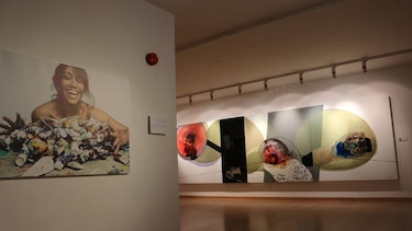 La pintora Olga Sinclair presenta obra en Jordania