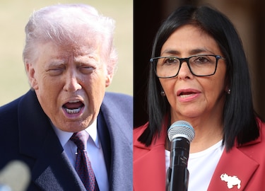 Trump pretende reunirse con Delcy Rodríguez, según Axios