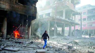 Muerte y devastación tras cinco días de bombardeos en Guta Oriental