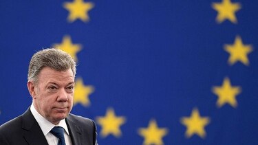 Santos agradece a la UE su ayuda para atender refugiados venezolanos