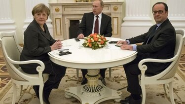 Vladimir Putin y los líderes europeos marcan hoja de ruta para la paz en Ucrania