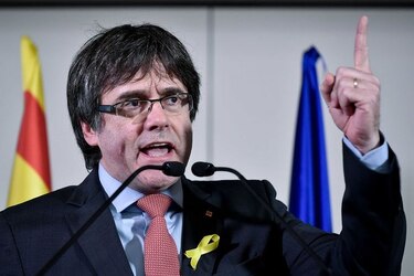 Presidente catalán destituido Puigdemont celebra una victoria electoral que 'nadie puede discutir'