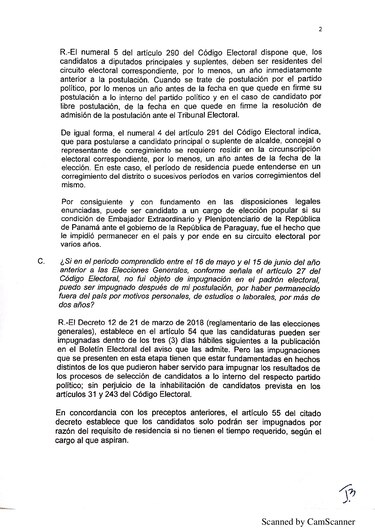 La residencia electoral y el caso Ricardo Martinelli