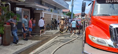 Incendio afecta apartamentos en Isla Colón, Bocas del Toro