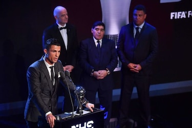 Cristiano Ronaldo gana premio FIFA Best, al mejor jugador del año