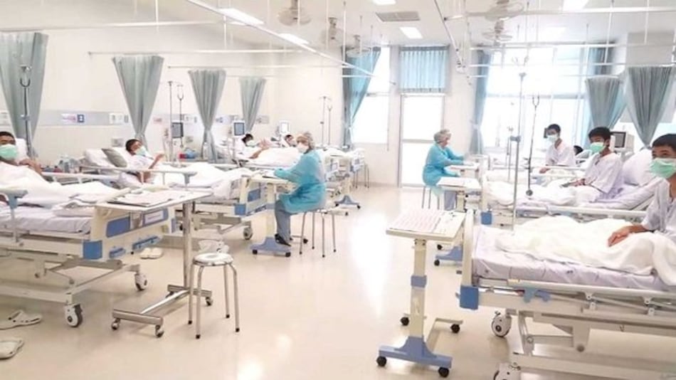 Los chicos tailandeses querían pasar una hora en la cueva, pero llovió