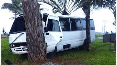 Colisión de 'coaster' en La Chorrera deja 15 heridos