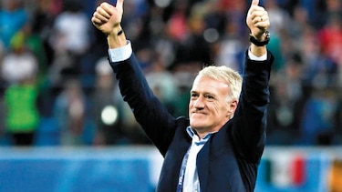 Deschamps y Umtiti, orgullosos de avanzar a la final