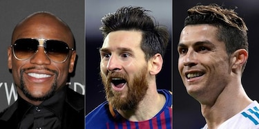 Mayweather, Messi y Cristiano, los deportistas con más ingresos