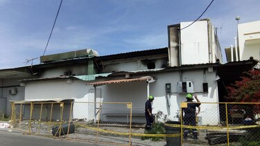 Investigan causa de incendio de almacén en Aguadulce