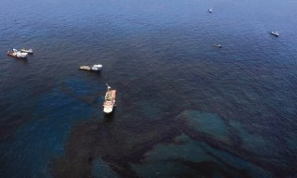 Estiman en 30 millones de dólares la limpieza del derrame de crudo en Trinidad y Tobago