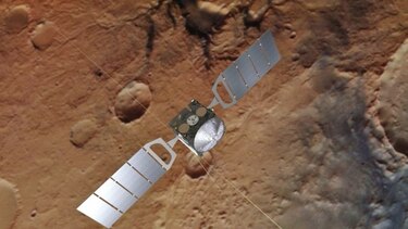 Hallan un lago subterráneo en el planeta Marte
