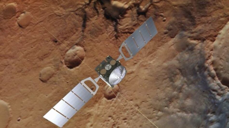 Hallan un lago subterráneo en el planeta Marte