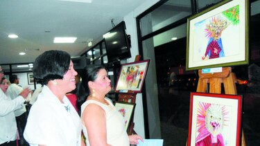Muestras de un pueblo colorido