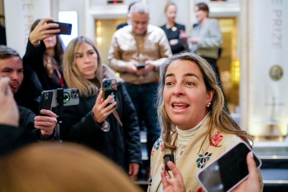 Cancelan la rueda de prensa con María Corina Machado en el Instituto Nobel de Oslo