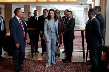 María Corina Machado coordina su regreso a Venezuela con sus ‘aliados’, pero no da fecha