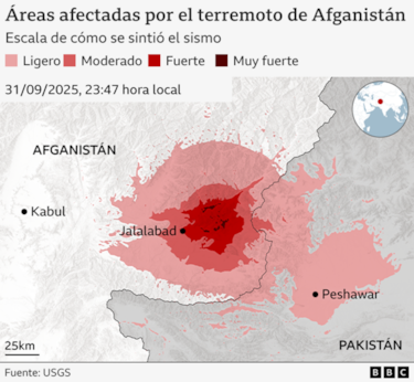 Qué es el ‘cinturón Alpino-himalayo’, la zona extremadamente sísmica que hace que Afganistán sufra devastadores terremotos con frecuencia