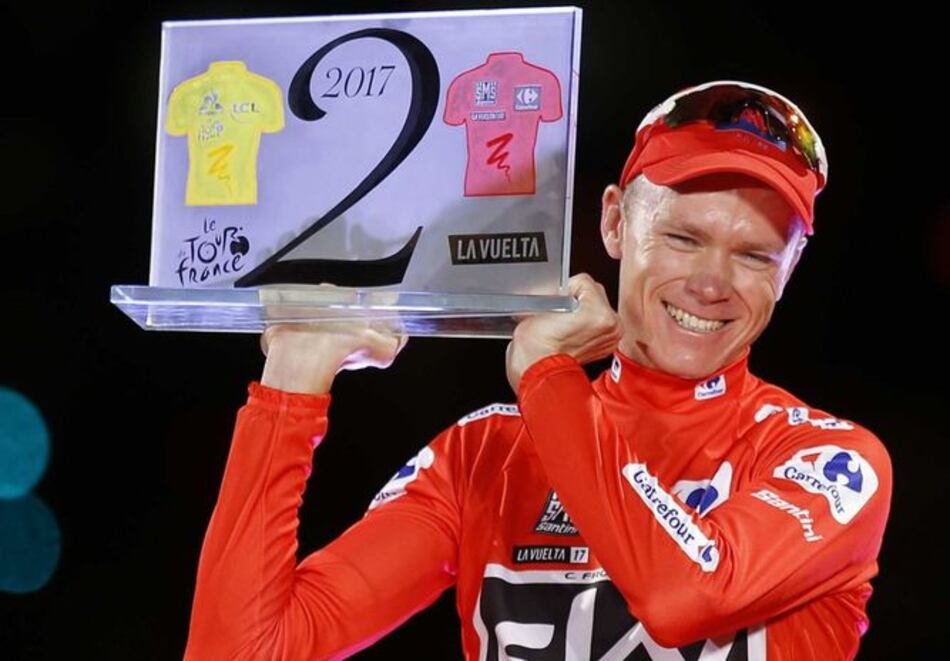 Chris Froome da positivo por salbutamol en control en Vuelta a España