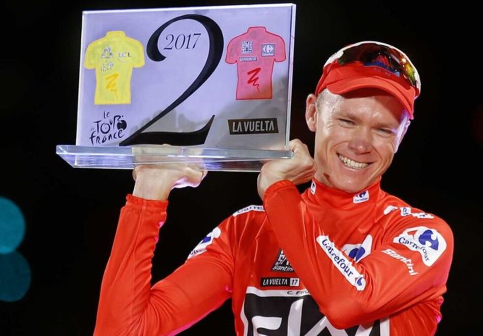 Chris Froome da positivo por salbutamol en control en Vuelta a España