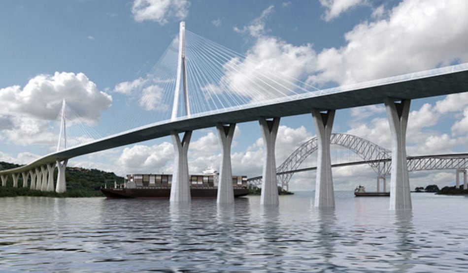 Nuevo puente sobre el Canal, una carrera de cuatro