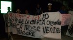 Vigilia y protesta por pacto de Barro Blanco