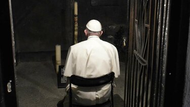 El dolor silencioso del papa Francisco en Auschwitz