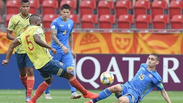 Colombia se estrella ante una sólida Ucrania en el Mundial Sub-20