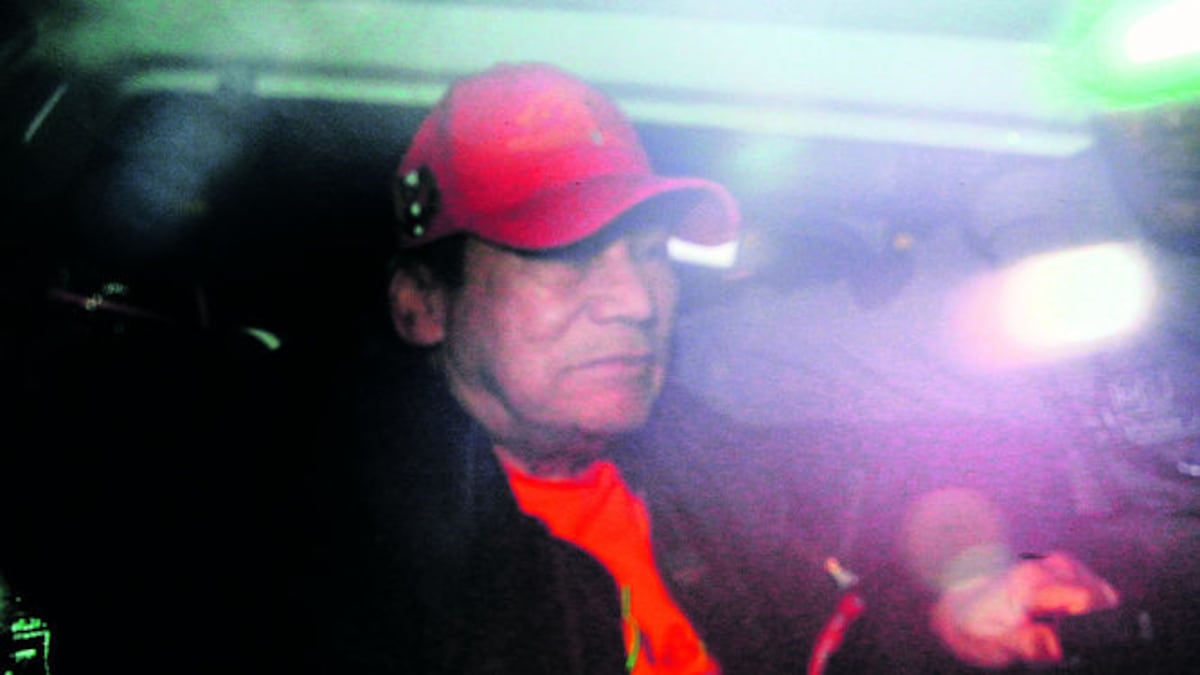 Manuel Antonio Noriega salió anoche de la cárcel El Renacer.
