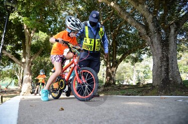 En el parque Omar abre una ciclovía infantil de 1.1 kilómetros
