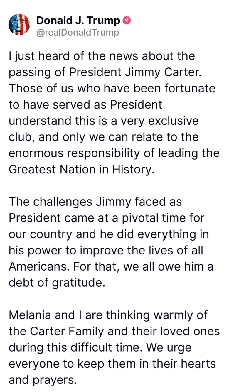 Adiós a Jimmy Carter: el expresidente de Estados Unidos que fue figura clave en la historia de Panamá