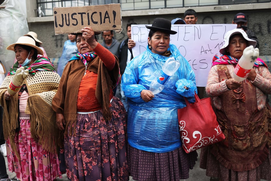 Seguidores de Evo Morales exigen la libertad de los detenidos durante los bloqueos