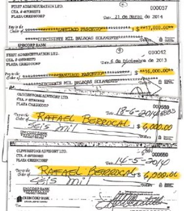 Los pagos que recibieron periodistas de Martinelli