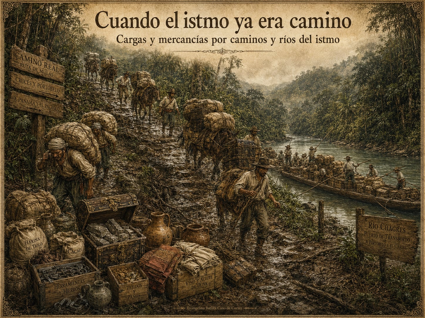 Cuando el istmo ya era camino