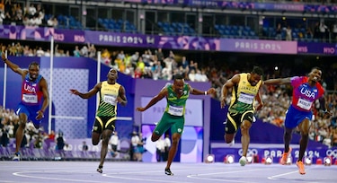 Noah Lyles vuela al oro olímpico de los 100 con marca personal