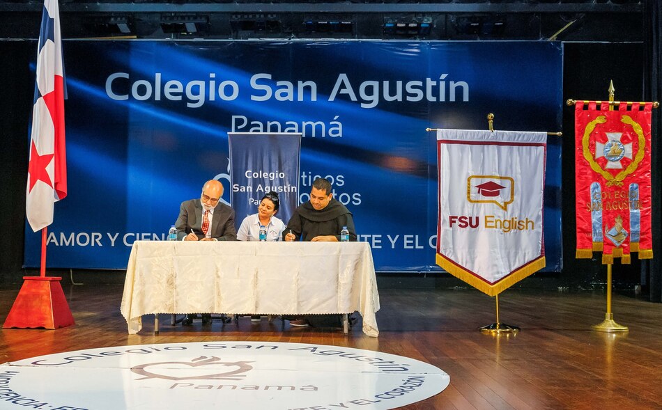 Florida State University y Colegio San Agustín firman convenio de colaboración