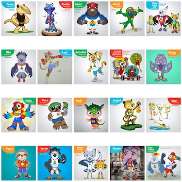 La mascota oficial de los Juegos Panamá 2022 se reduce a tres opciones