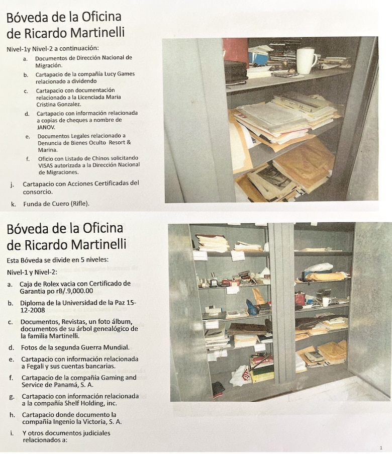 Oro, plata y dinero se hallaron en cajas fuertes del Súper 99