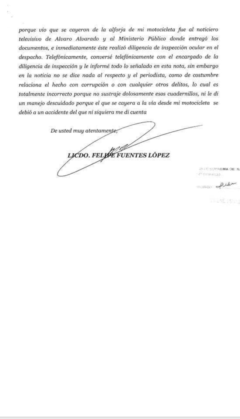 Juez admite que ‘sin querer’ se llevó a su casa documentos del caso Financial Pacific