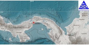 Tres sismos, entre 3.7 y 5.1 grados, se han registrado en Panamá en los últimos 5 días
