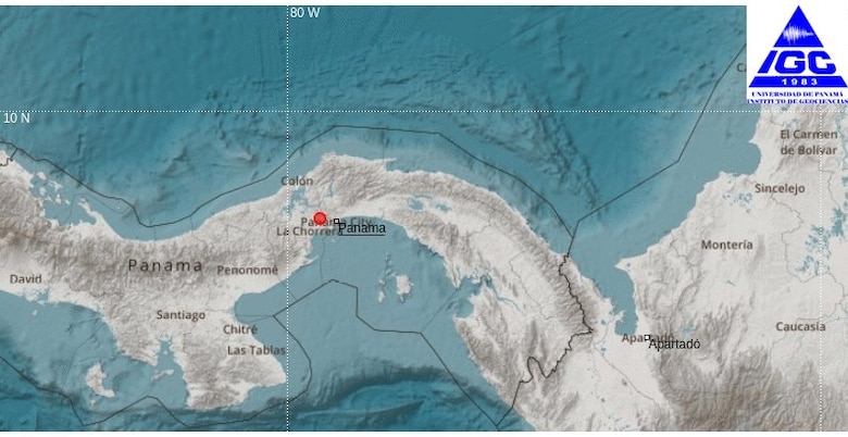 Tres sismos, entre 3.7 y 5.1 grados, se han registrado en Panamá en los últimos 5 días