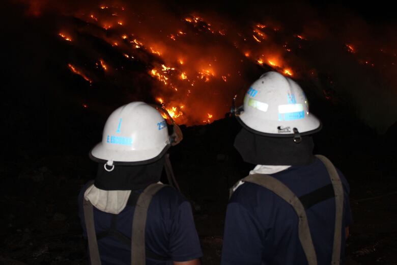 Se registra incendio en relleno de Cerro Patacón, bomberos intensifican labores de extinción